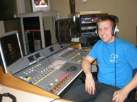 Martin Lane in studio