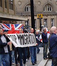 National Front group members. 