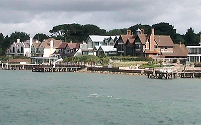 Houses on Sandbanks