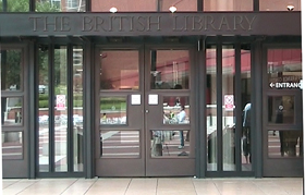 British library exterior shot
