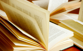 books pages open