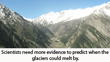 glaciers in the himalayas