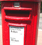 Read when the postbox is emptied