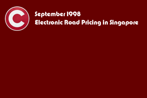 1998: Singapore Road Charging