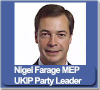 Nigel Farage MEP, Party Leader UKIP