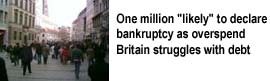 One million likely to declare bankruptcy