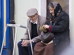 Elderly couple