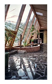 The Earthship interior