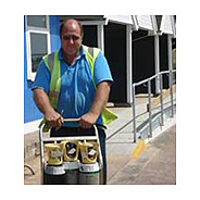 Gas is delivered to a Dorset beach cafe