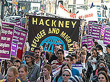 Asylum protest